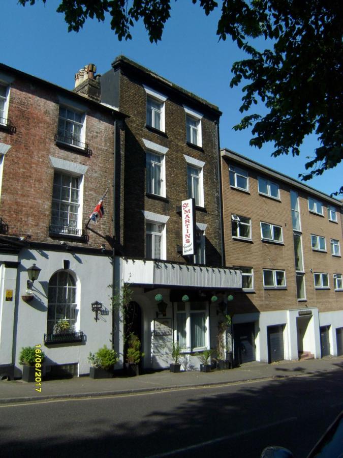 St Martins Guest House from outside